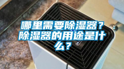 哪里需要除濕器？除濕器的用途是什么？