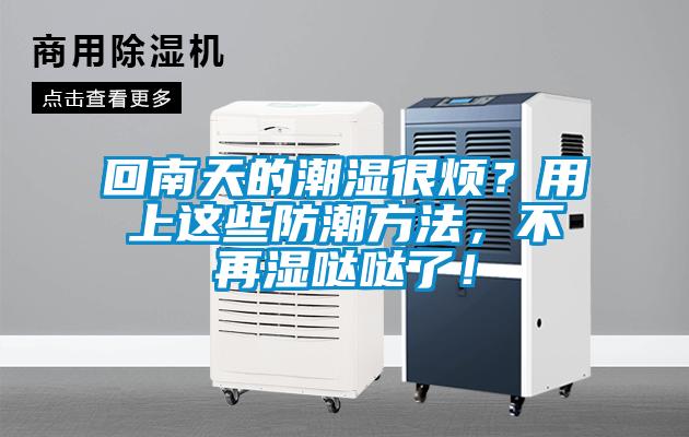 回南天的潮濕很煩？用上這些防潮方法，不再濕噠噠了！