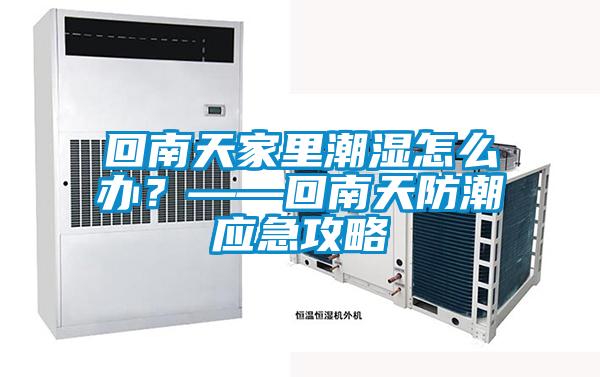 回南天家里潮濕怎么辦？——回南天防潮應急攻略