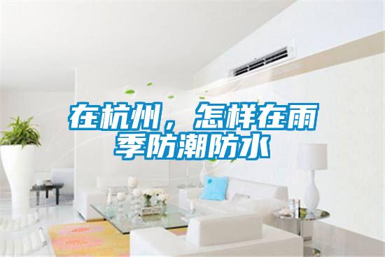 在杭州，怎樣在雨季防潮防水