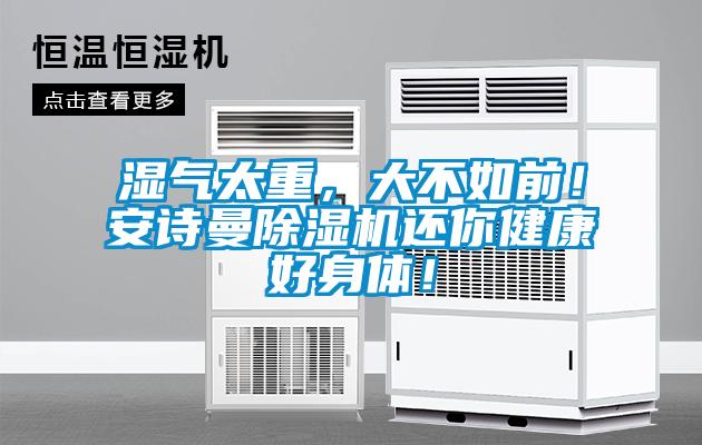 濕氣太重，大不如前！安詩曼除濕機(jī)還你健康好身體！