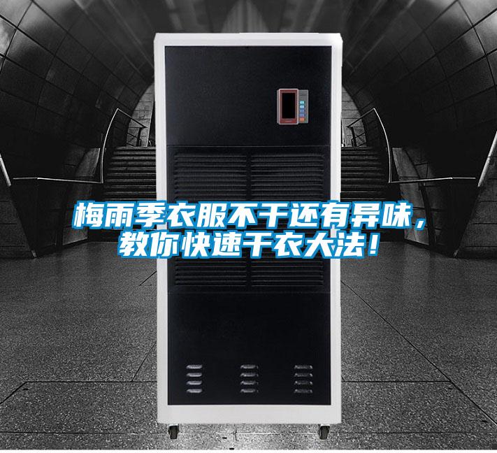 梅雨季衣服不干還有異味，教你快速干衣大法！