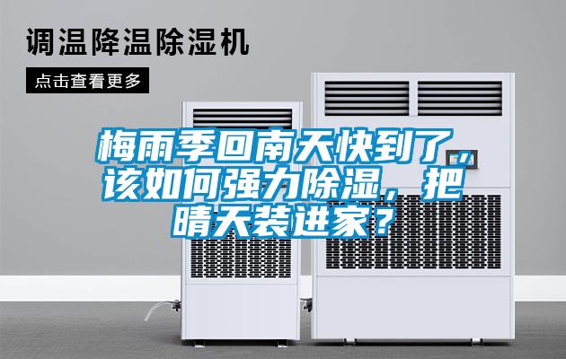 梅雨季回南天快到了，該如何強(qiáng)力除濕，把晴天裝進(jìn)家？