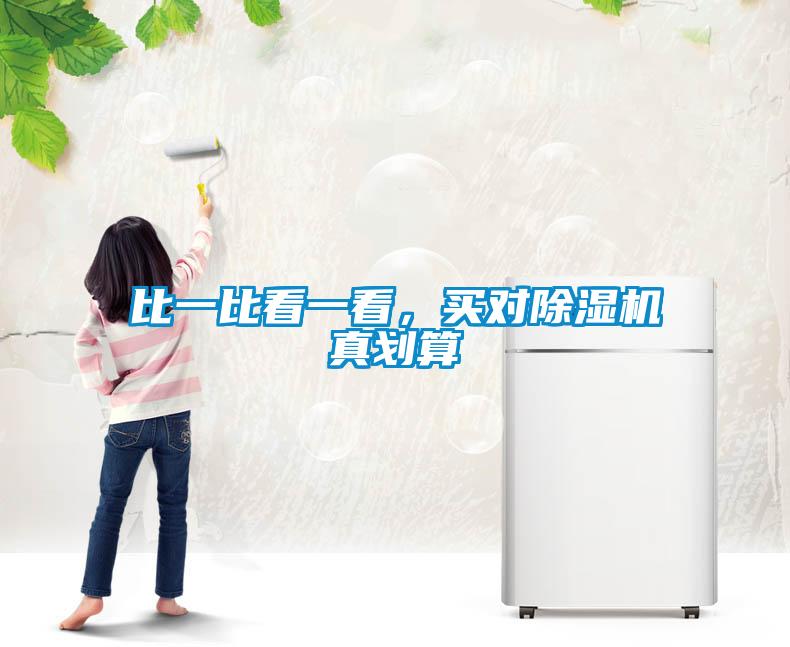比一比看一看，買對除濕機(jī)真劃算