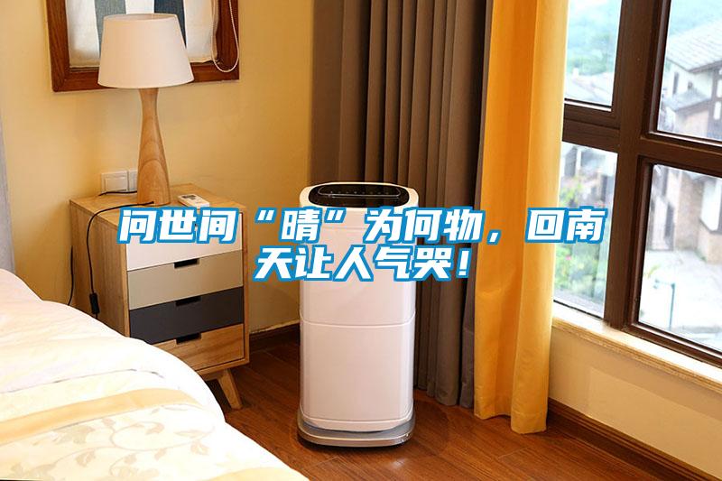 問(wèn)世間“晴”為何物，回南天讓人氣哭！