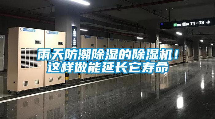 雨天防潮除濕的除濕機(jī)！這樣做能延長它壽命