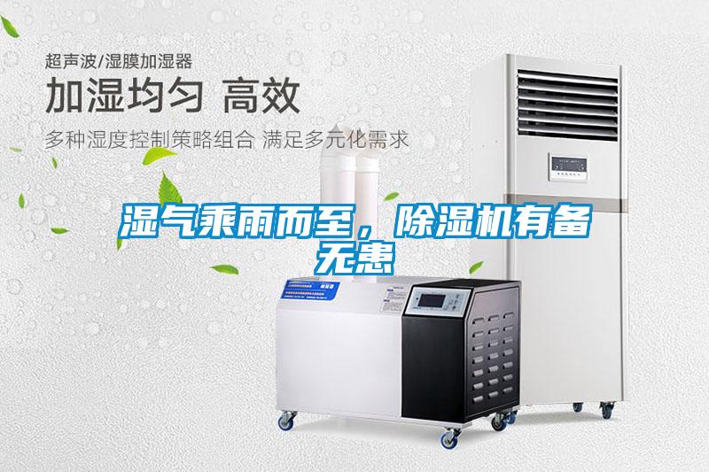 濕氣乘雨而至，除濕機有備無患