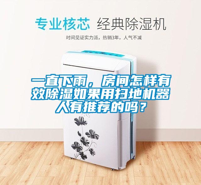 一直下雨，房間怎樣有效除濕如果用掃地機器人有推薦的嗎？