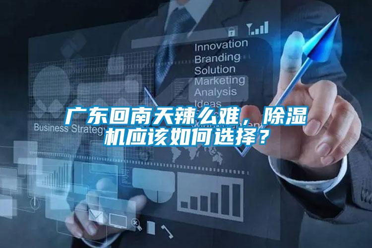 廣東回南天辣么難，除濕機應該如何選擇？