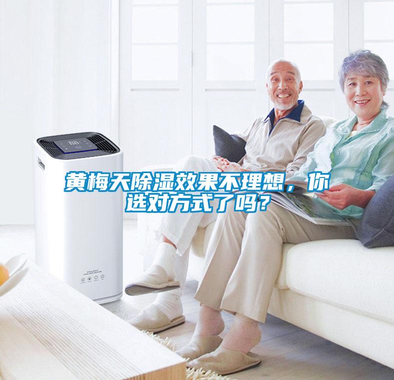 黃梅天除濕效果不理想，你選對方式了嗎？