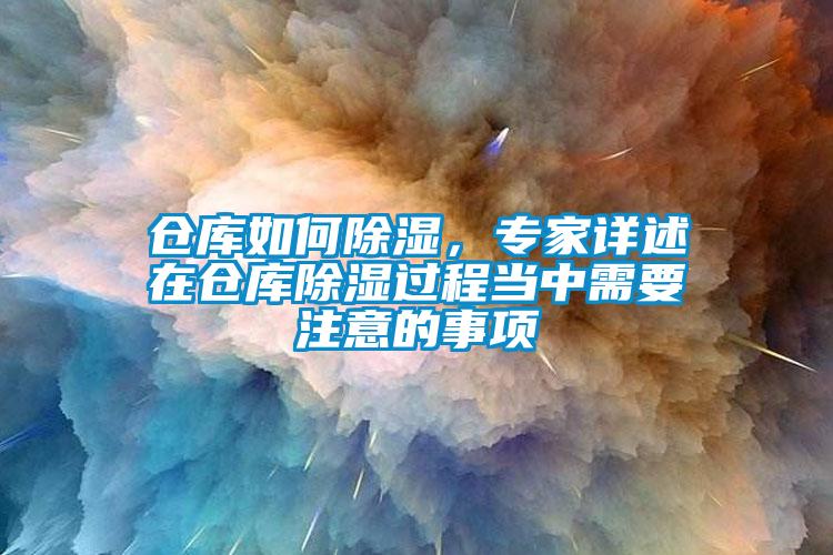 倉庫如何除濕，專家詳述在倉庫除濕過程當中需要注意的事項