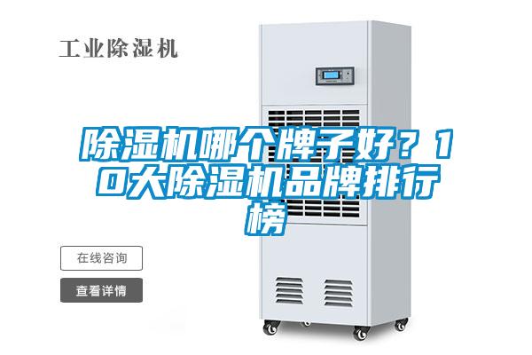 除濕機哪個牌子好？10大除濕機品牌排行榜