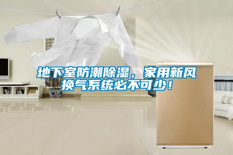 地下室防潮除濕，家用新風換氣系統(tǒng)必不可少！