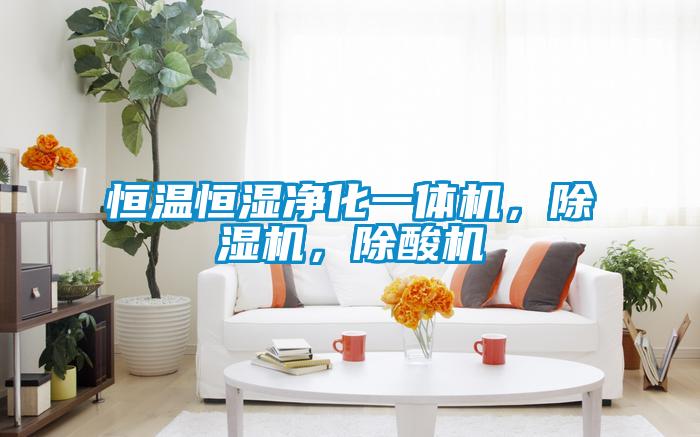 恒溫恒濕凈化一體機(jī)，除濕機(jī)，除酸機(jī)