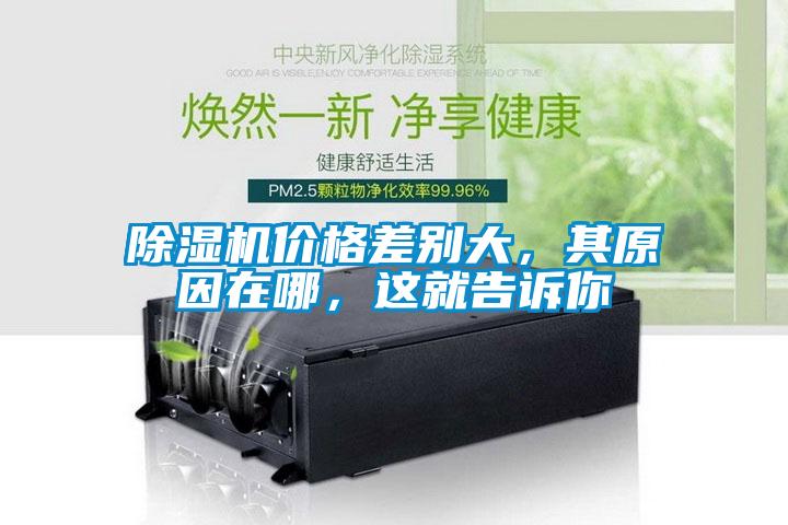 除濕機價格差別大，其原因在哪，這就告訴你