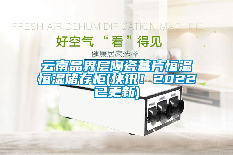 云南晶界層陶瓷基片恒溫恒濕儲(chǔ)存柜(快訊！2022已更新)