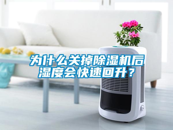 為什么關掉除濕機后濕度會快速回升？