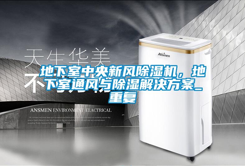 地下室中央新風(fēng)除濕機(jī)，地下室通風(fēng)與除濕解決方案_重復(fù)