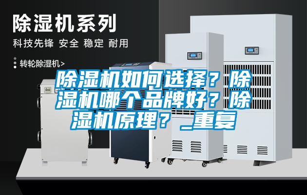 除濕機如何選擇？除濕機哪個品牌好？除濕機原理？_重復