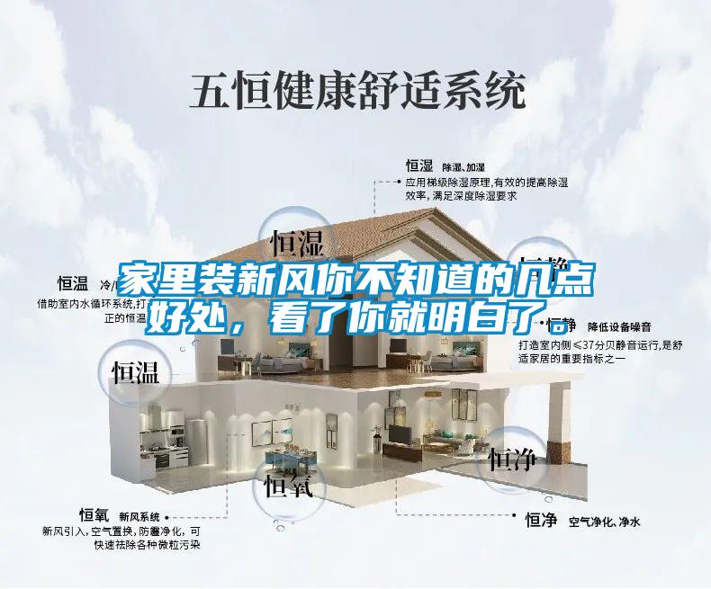 家里裝新風(fēng)你不知道的幾點(diǎn)好處，看了你就明白了。