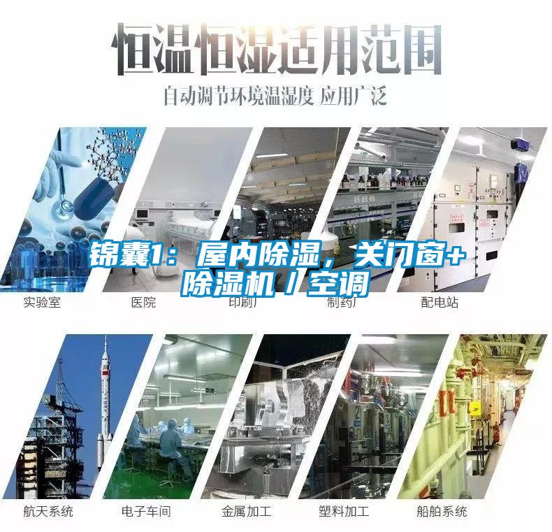 錦囊1：屋內除濕，關門窗+除濕機／空調