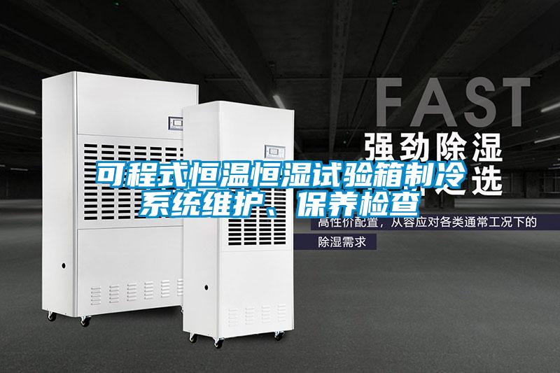 可程式恒溫恒濕試驗箱制冷系統維護、保養檢查
