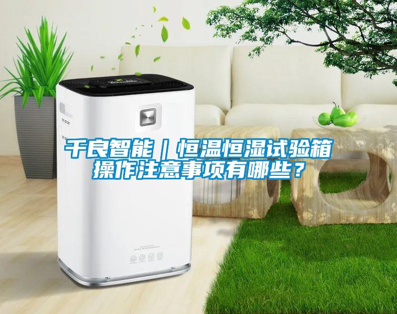 千良智能｜恒溫恒濕試驗(yàn)箱操作注意事項(xiàng)有哪些？