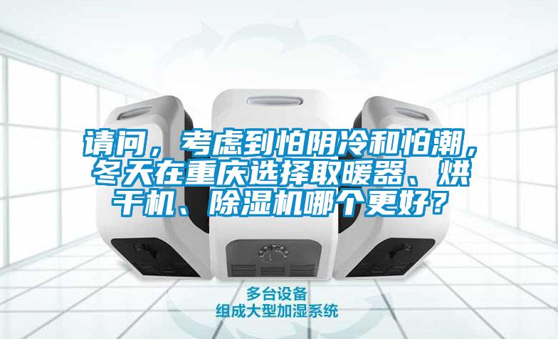請問，考慮到怕陰冷和怕潮，冬天在重慶選擇取暖器、烘干機、除濕機哪個更好？