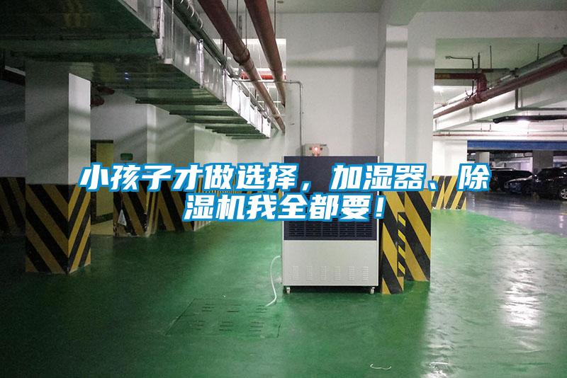 小孩子才做選擇，加濕器、除濕機我全都要！