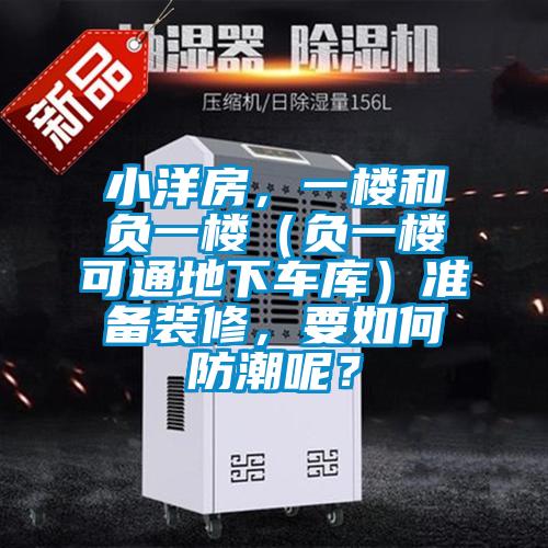 小洋房，一樓和負一樓（負一樓可通地下車庫）準備裝修，要如何防潮呢？