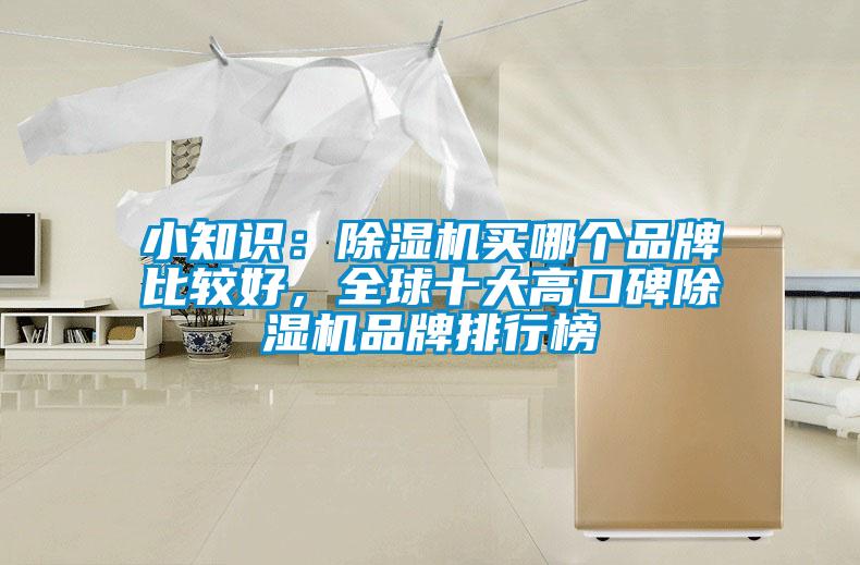 小知識(shí)：除濕機(jī)買(mǎi)哪個(gè)品牌比較好，全球十大高口碑除濕機(jī)品牌排行榜