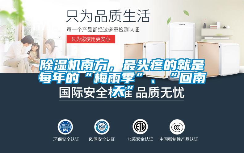 除濕機南方，最頭疼的就是每年的“梅雨季”、“回南天”
