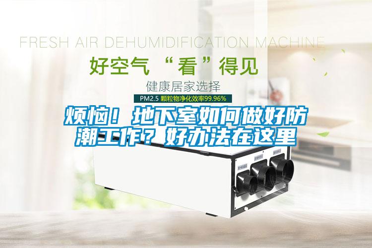 煩惱！地下室如何做好防潮工作？好辦法在這里