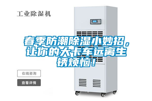 春季防潮除濕小妙招，讓你的大卡車遠離生銹煩惱！
