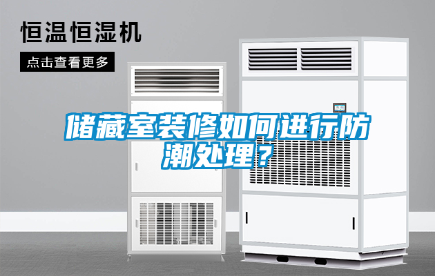 儲藏室裝修如何進行防潮處理？