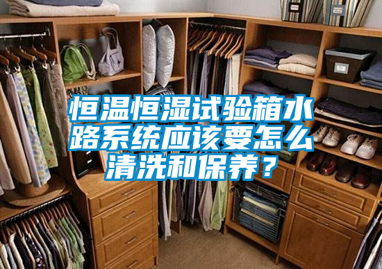 恒溫恒濕試驗(yàn)箱水路系統(tǒng)應(yīng)該要怎么清洗和保養(yǎng)？