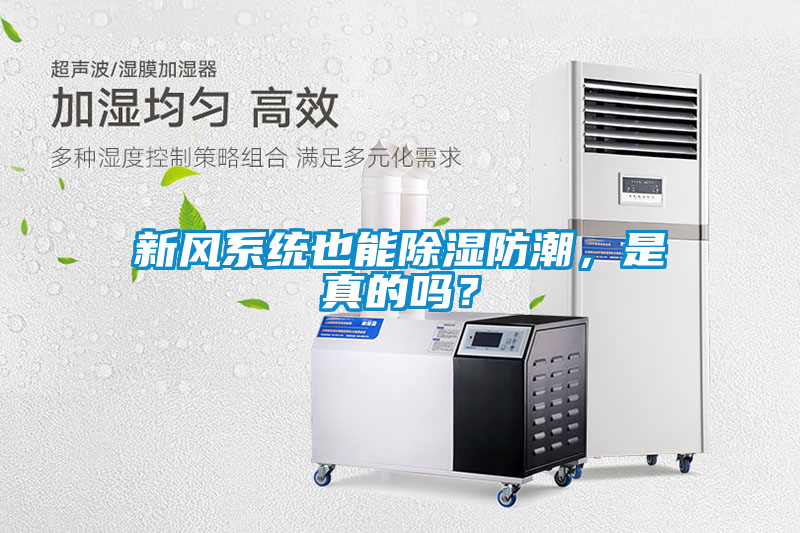 新風(fēng)系統(tǒng)也能除濕防潮，是真的嗎？