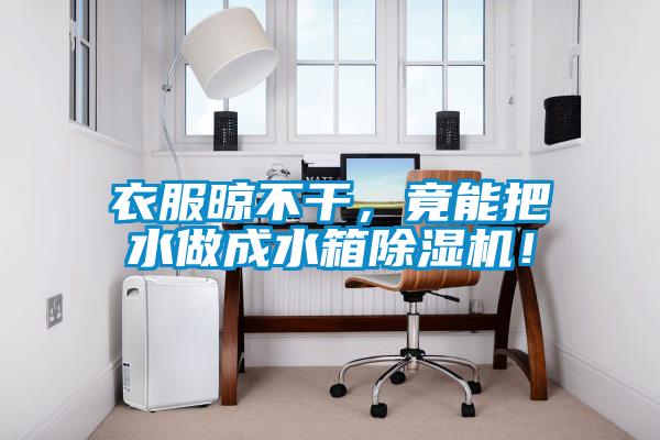 衣服晾不干，竟能把水做成水箱除濕機！
