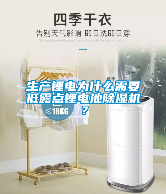 生產鋰電為什么需要低露點鋰電池除濕機？