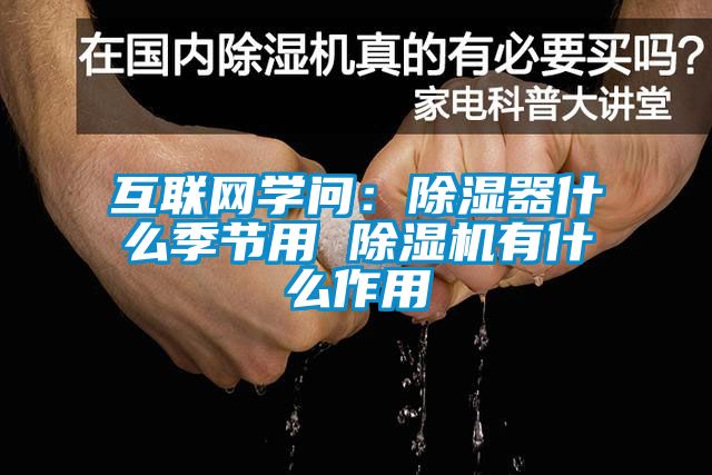互聯網學問：除濕器什么季節用 除濕機有什么作用