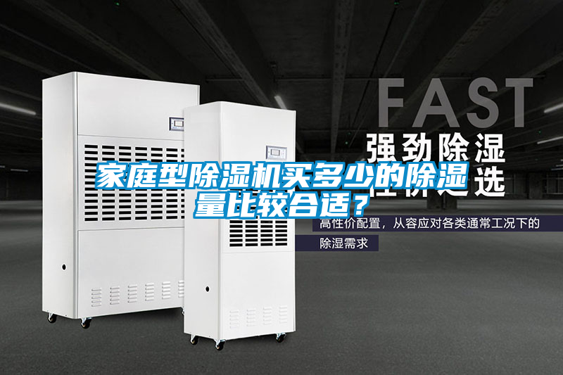 家庭型除濕機買多少的除濕量比較合適？