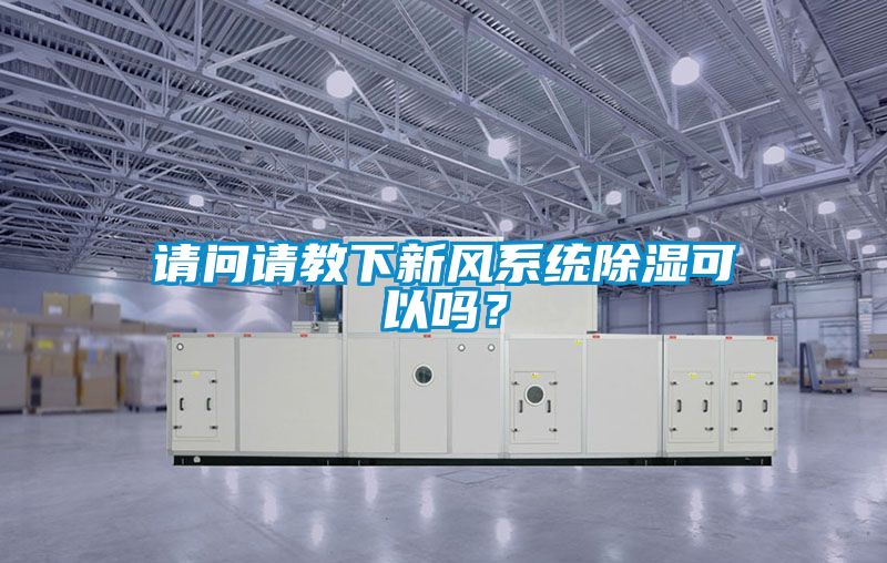 請問請教下新風系統(tǒng)除濕可以嗎？