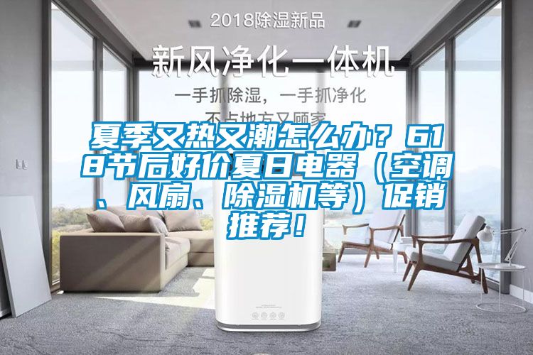 夏季又熱又潮怎么辦？618節后好價夏日電器（空調、風扇、除濕機等）促銷推薦！