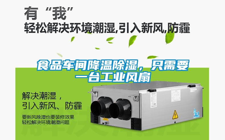 食品車間降溫除濕，只需要一臺工業風扇