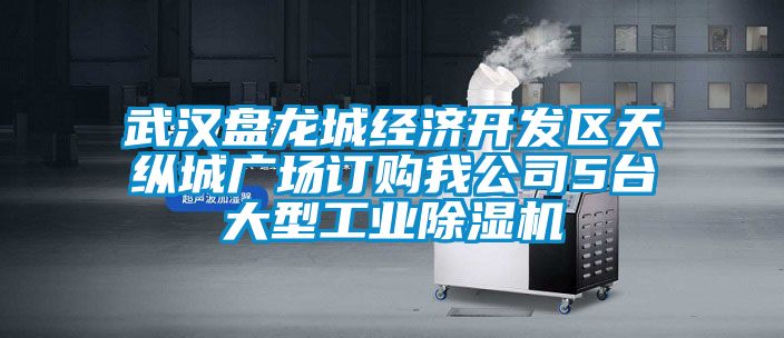 武漢盤龍城經濟開發區天縱城廣場訂購我公司5臺大型工業除濕機
